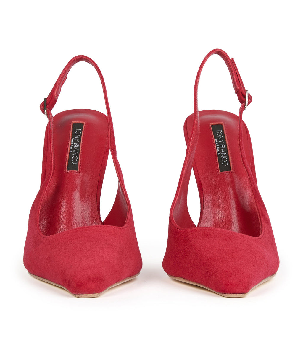 Sassy Scarlet Suede