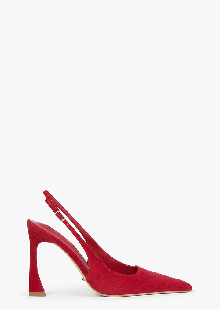 Sassy Scarlet Suede