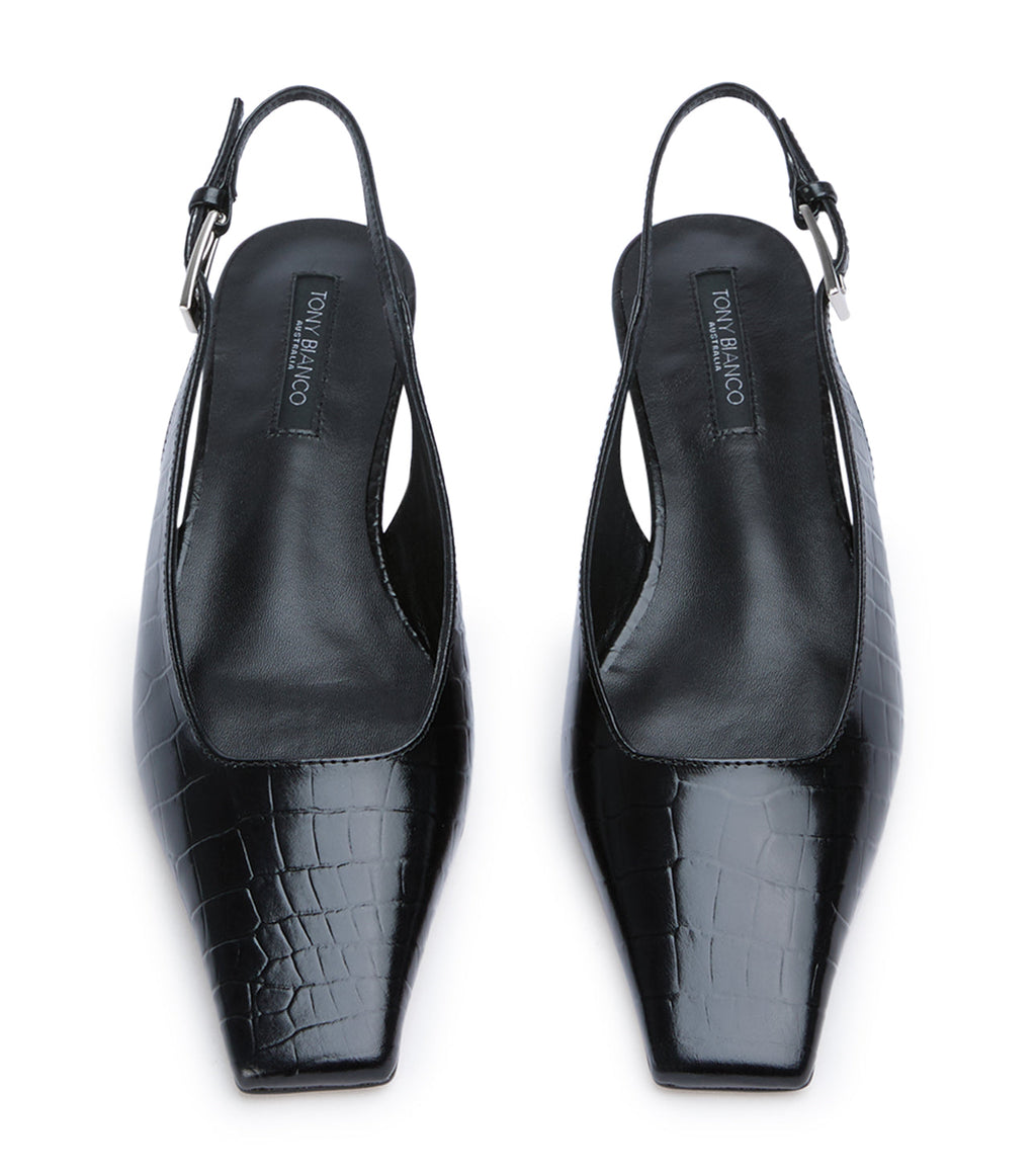 Amaro Black Croc