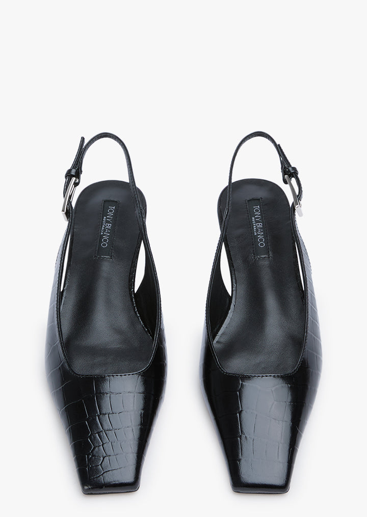 Amaro Black Croc