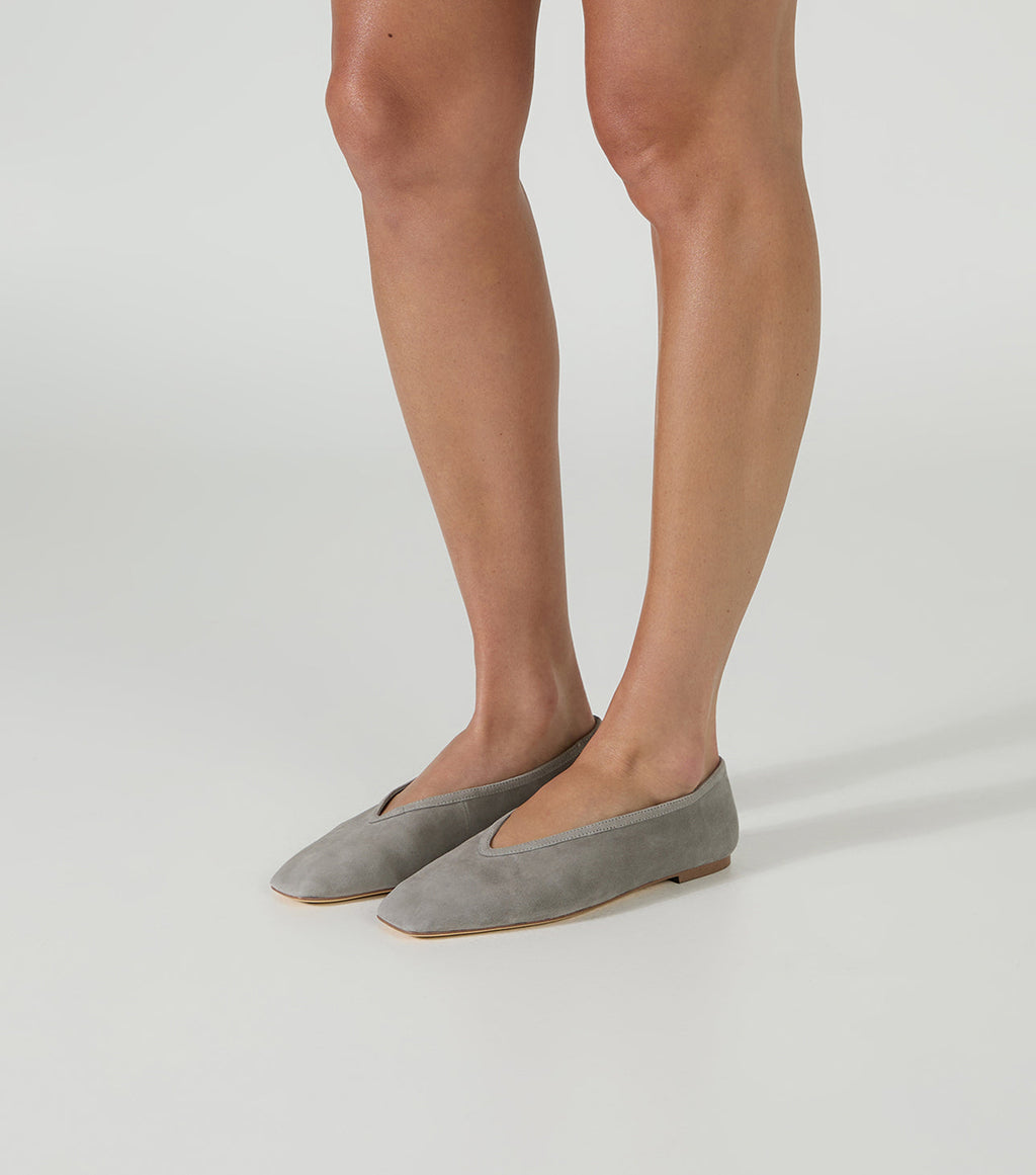 Bianca Grey Suede