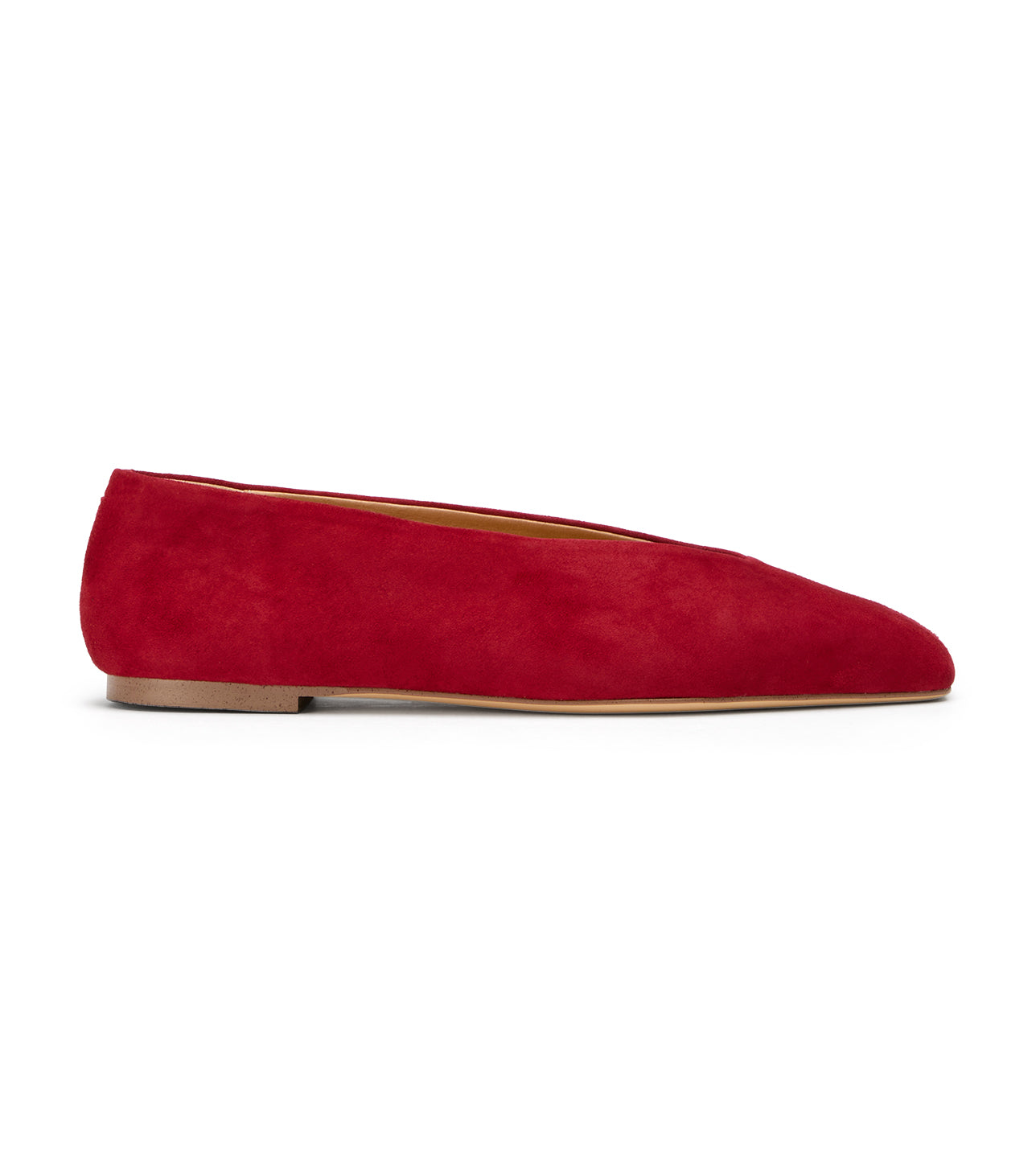 Brash Scarlet Suede