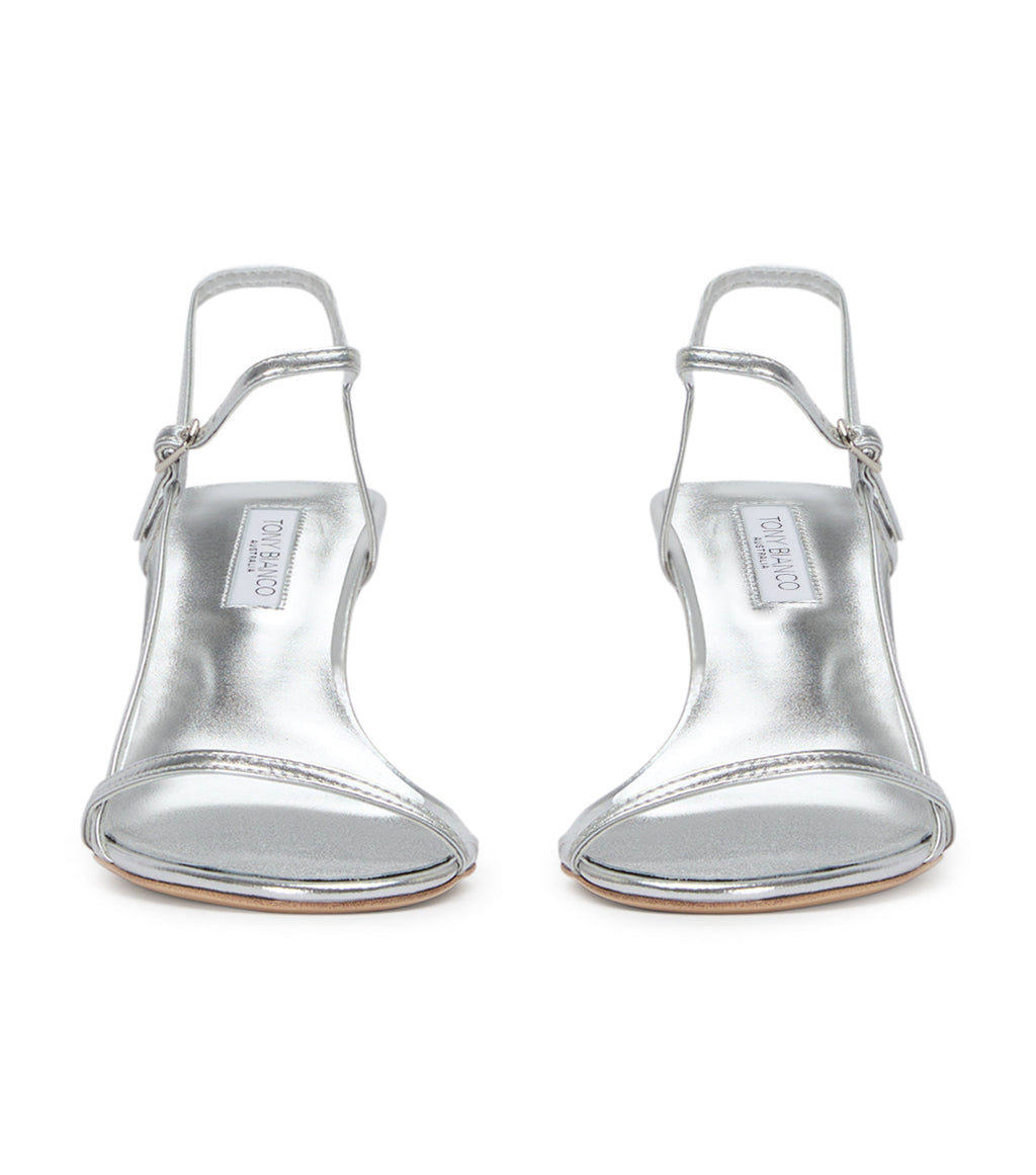 Caprice Silver Nappa Metallic