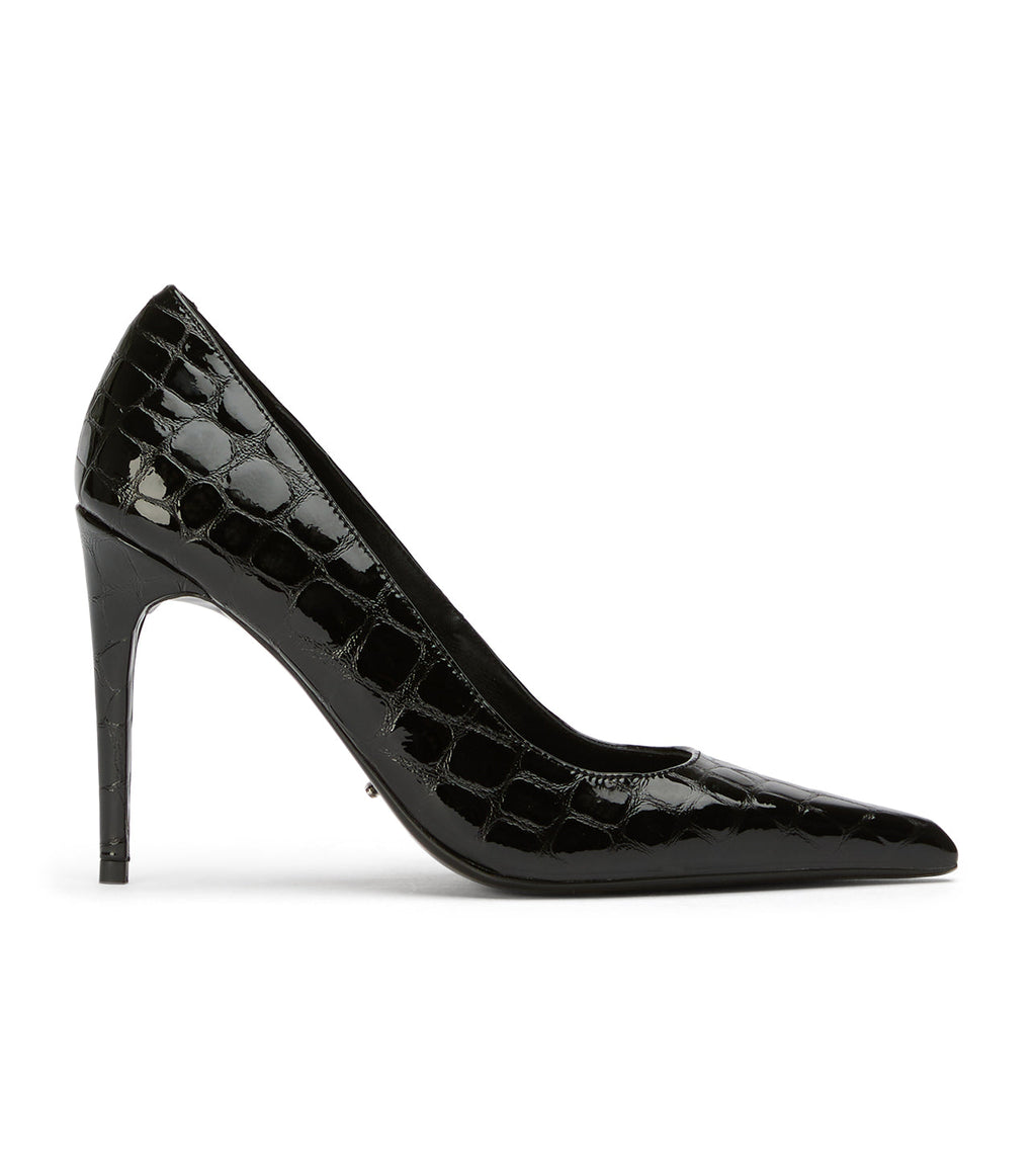 Cassidy Black Croc Patent