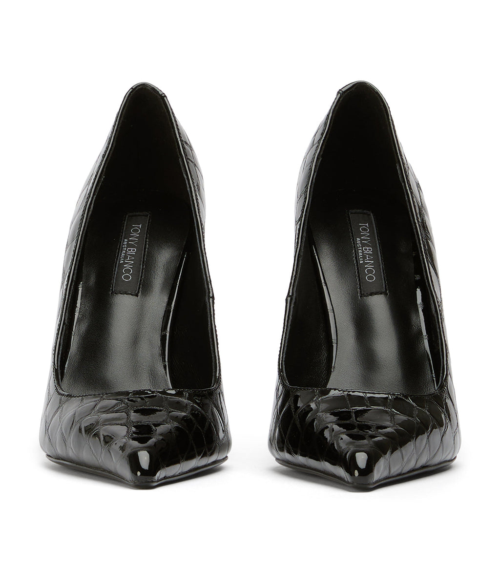 Cassidy Black Croc Patent