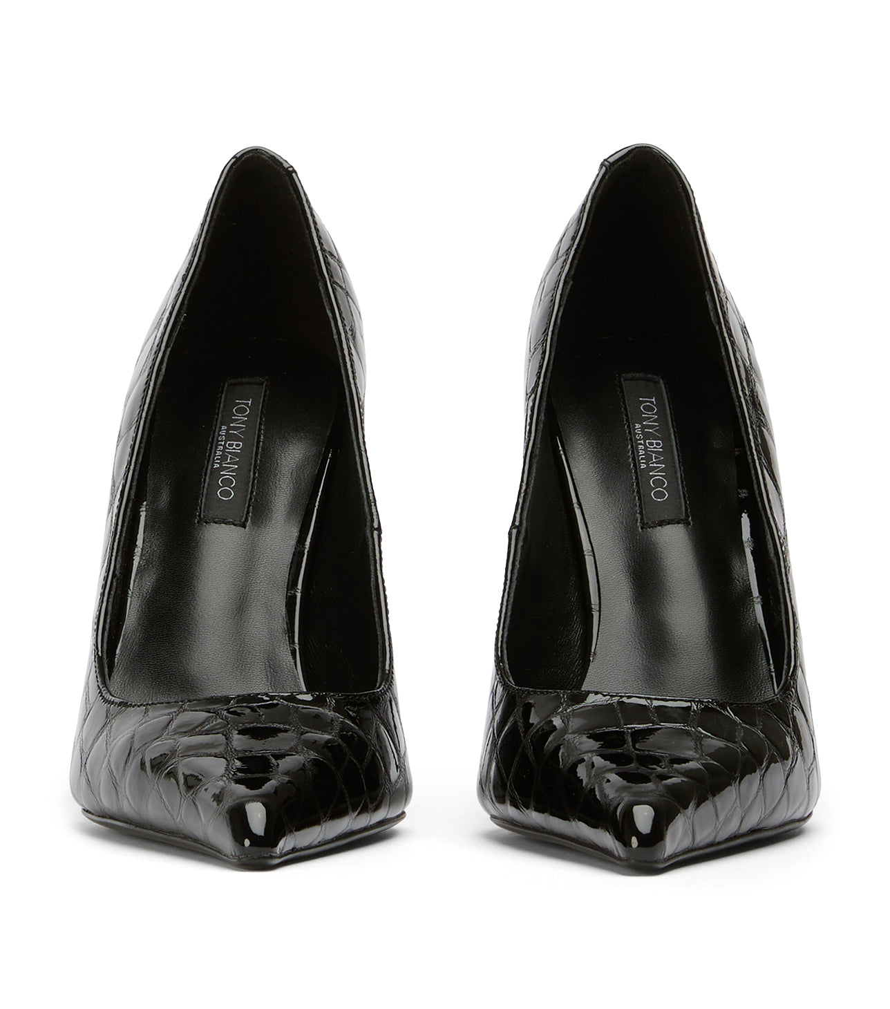 Cassidy Black Croc Patent