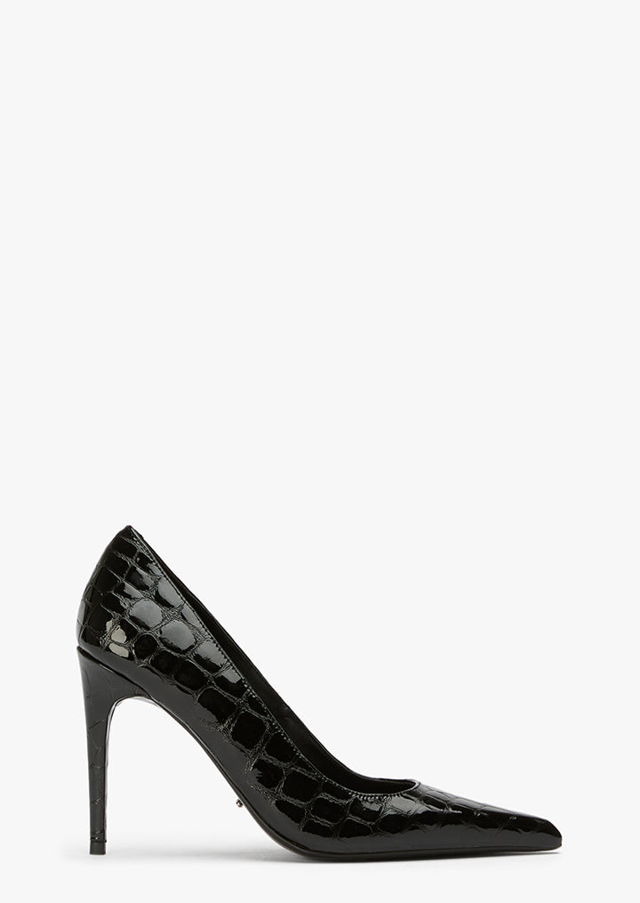 Cassidy Black Croc Patent