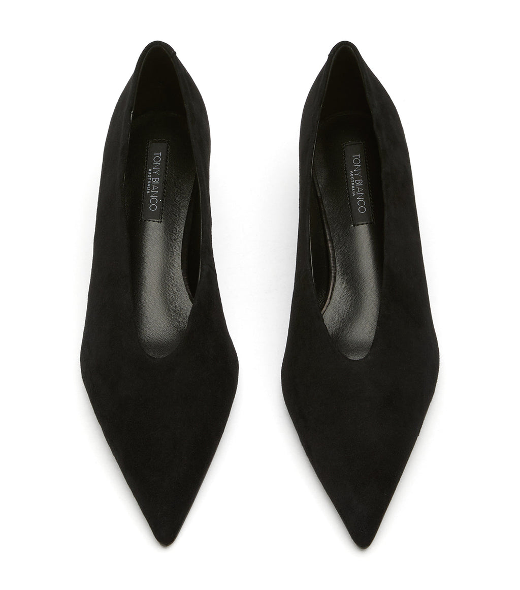 Cherry Black Suede