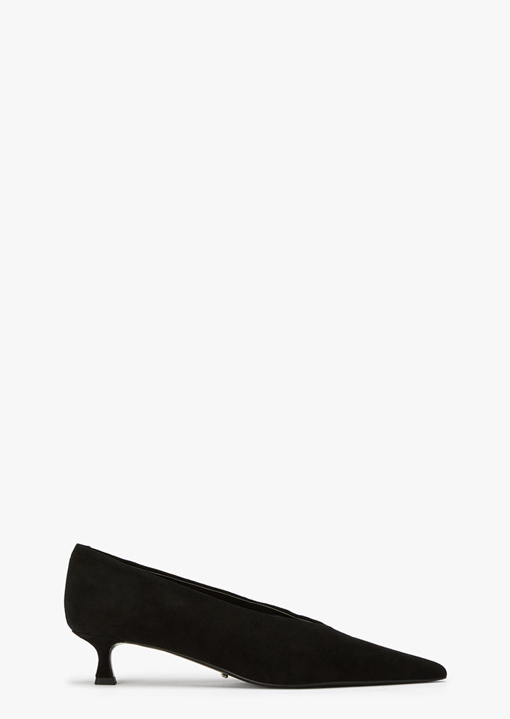 Cherry Black Suede