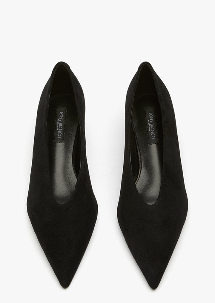 Cherry Black Suede