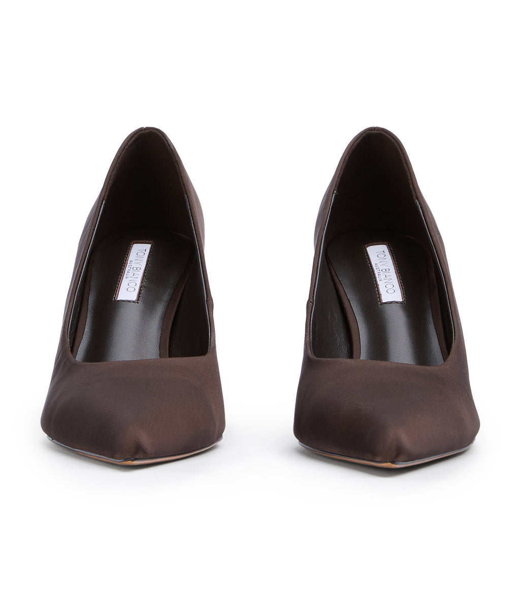 Chloe Choc Satin