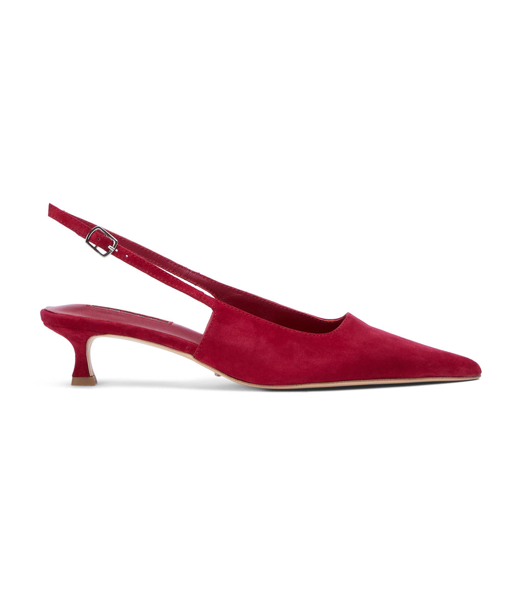 Crush Scarlet Suede
