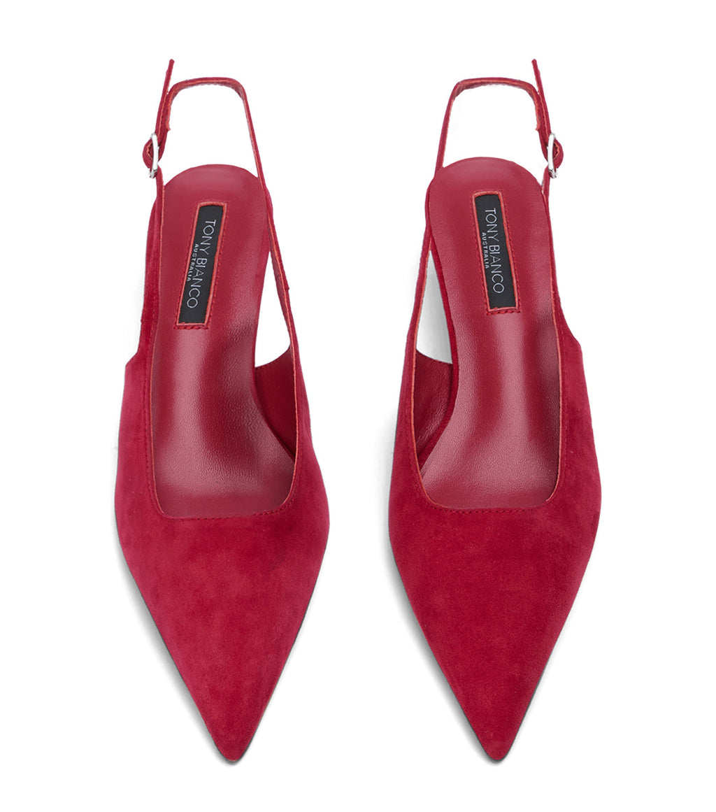 Crush Scarlet Suede