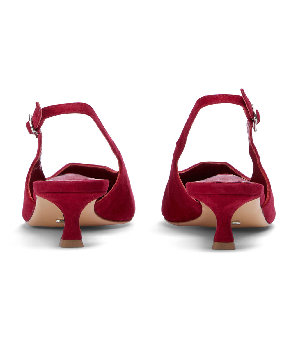 Crush Scarlet Suede