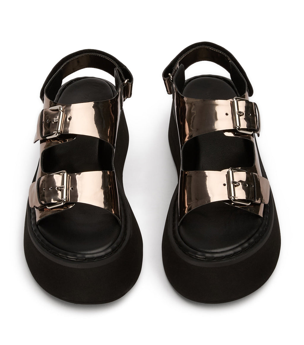 Evita Gunmetal Shine