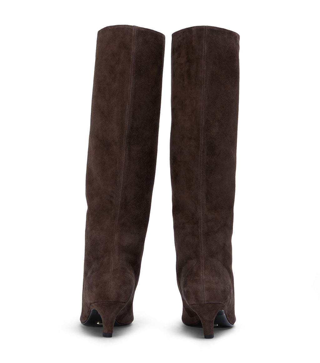 Evysa Espresso Suede