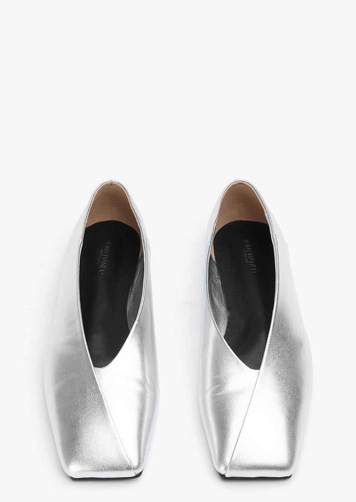 Hanna Silver Nappa Metallic