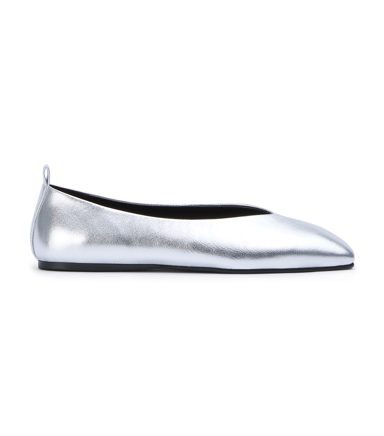 Hazel Silver Nappa Metallic