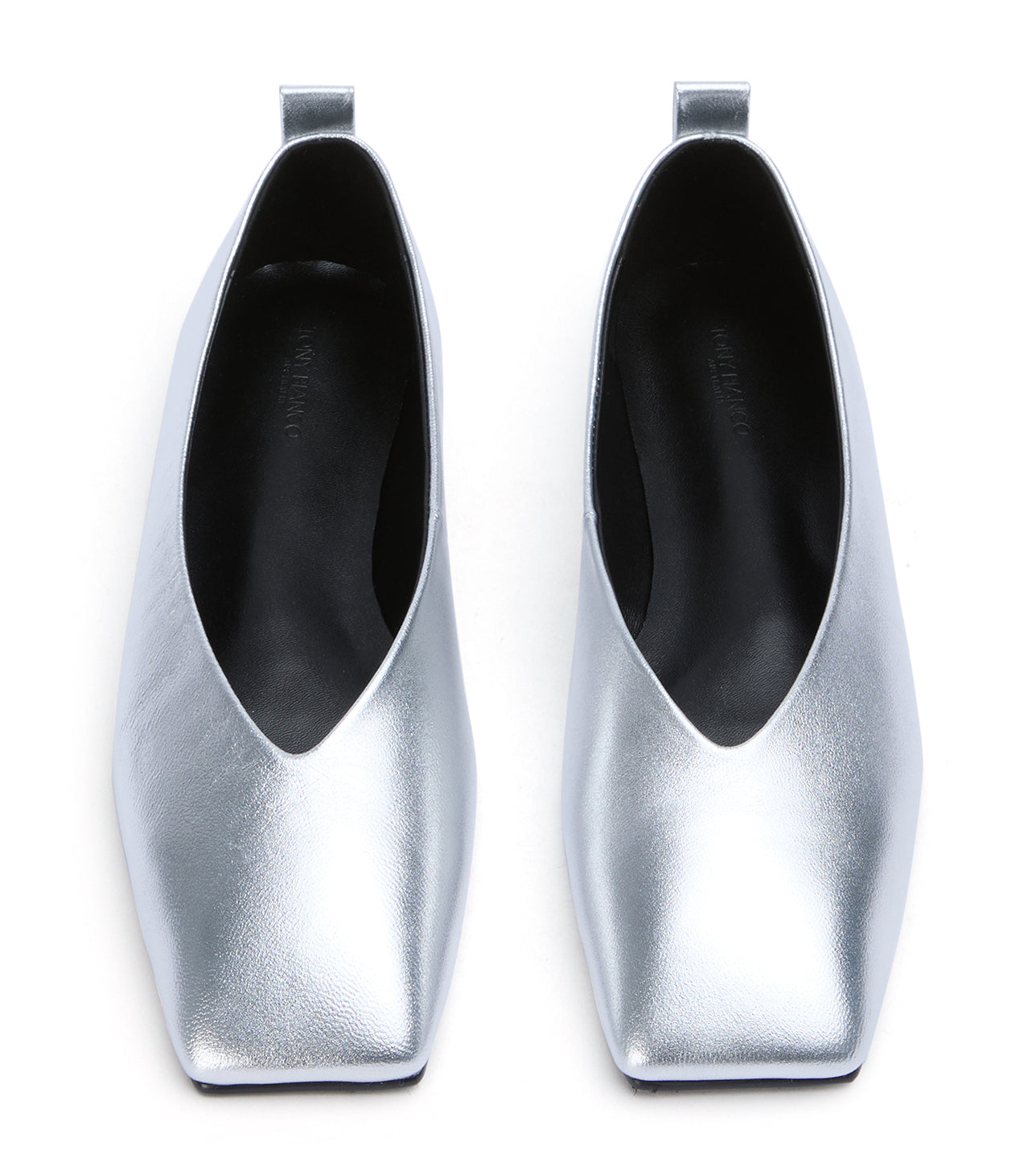 Hazel Silver Nappa Metallic