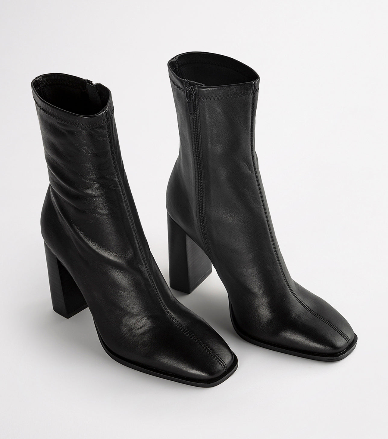 Ines Black Como Ankle Boots