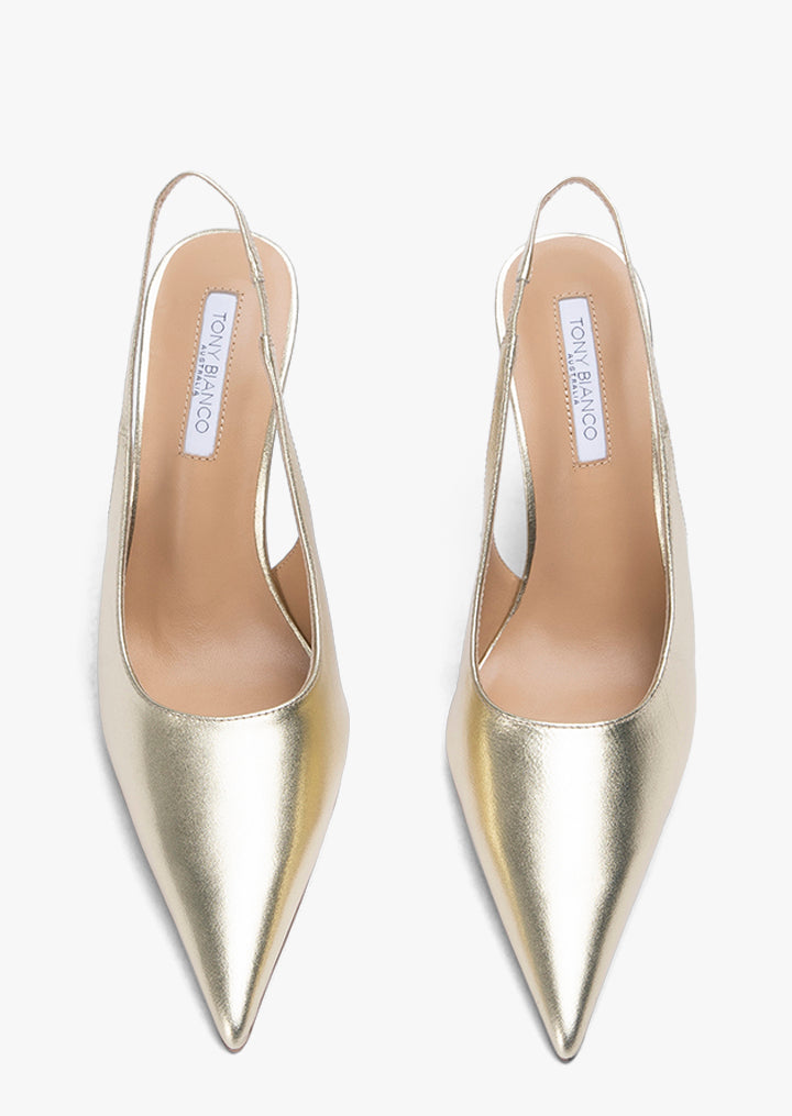 Ivy Gold Nappa Metallic