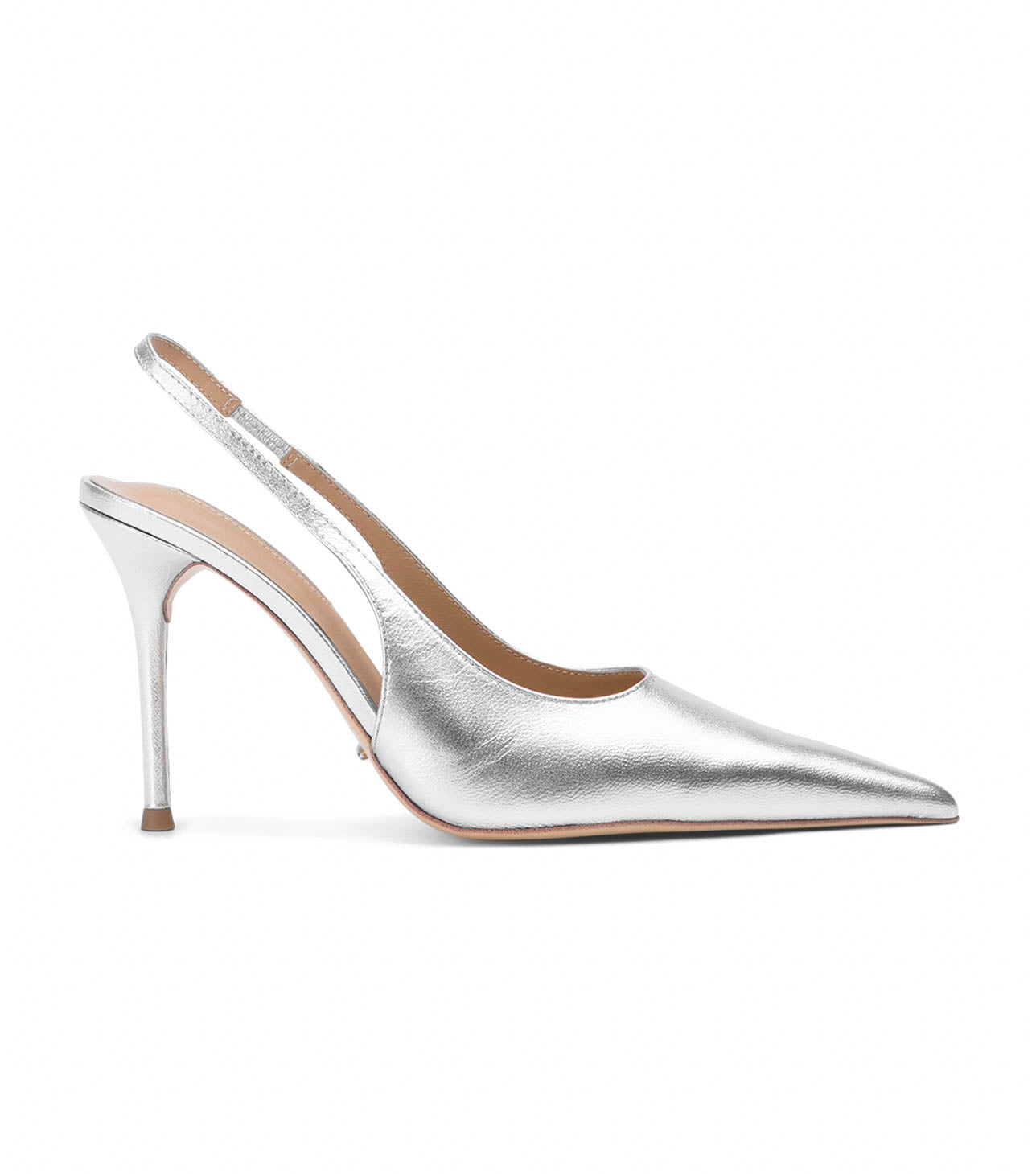 Ivy Silver Nappa Metallic
