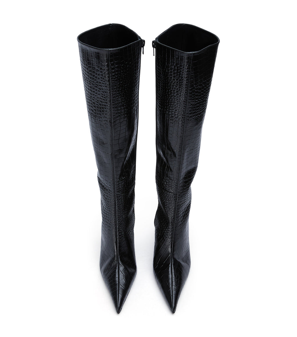 Izia Black Croc