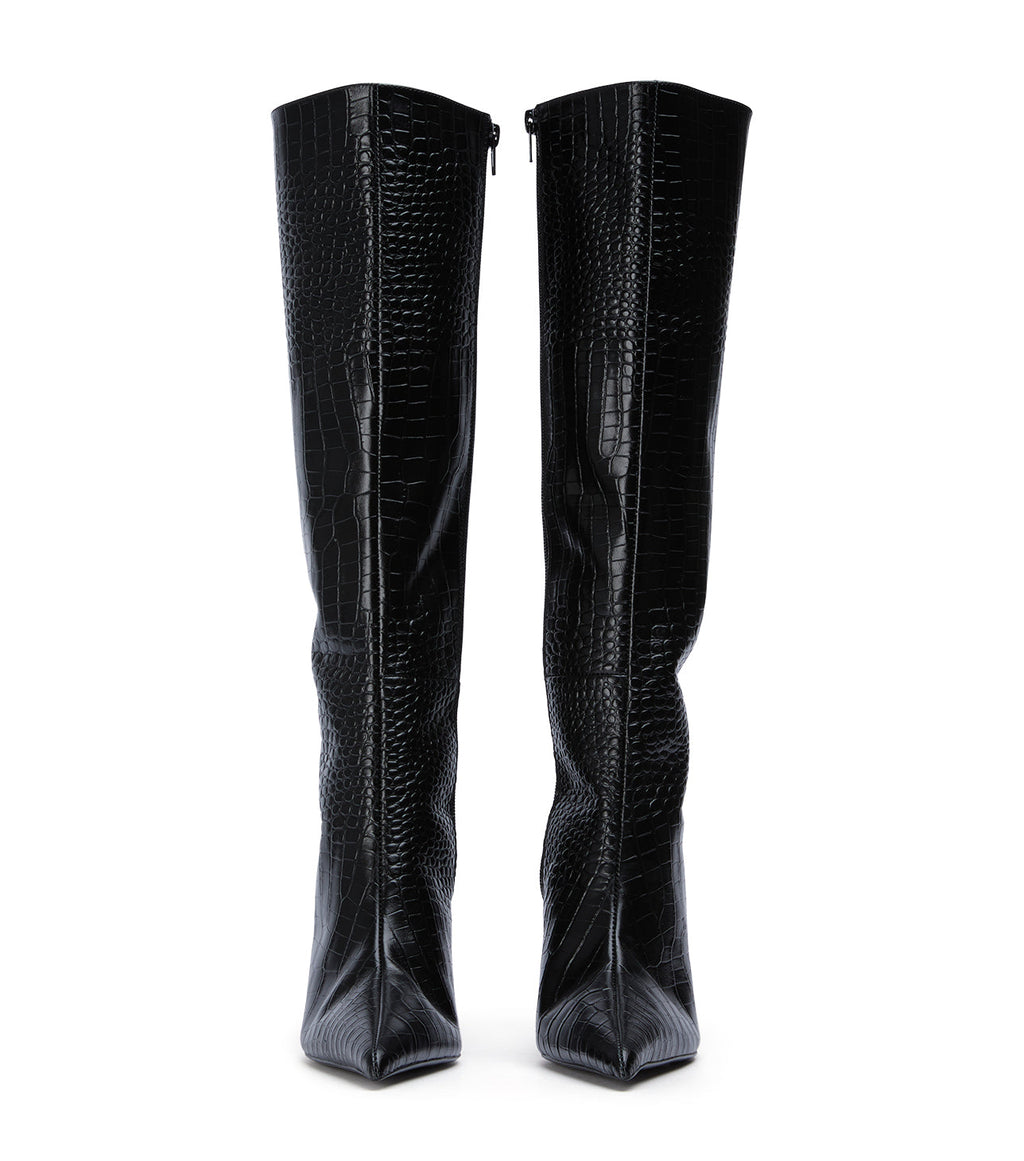 Izia Black Croc