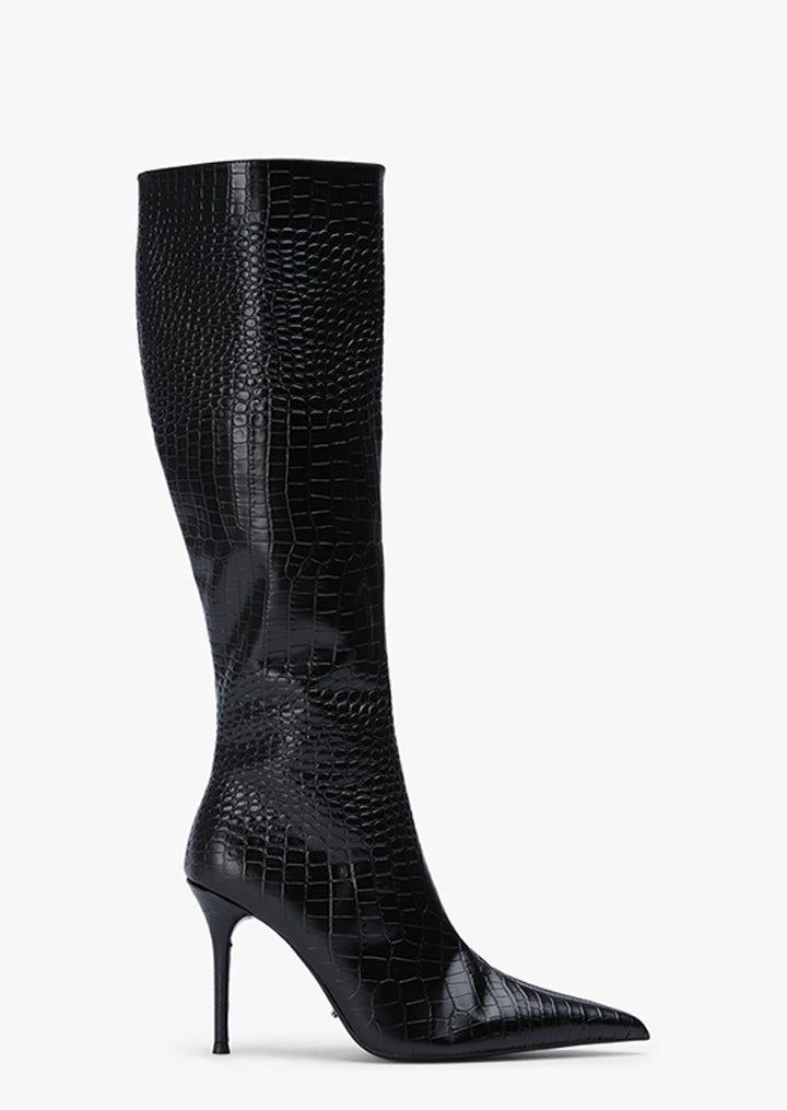 Izia Black Croc