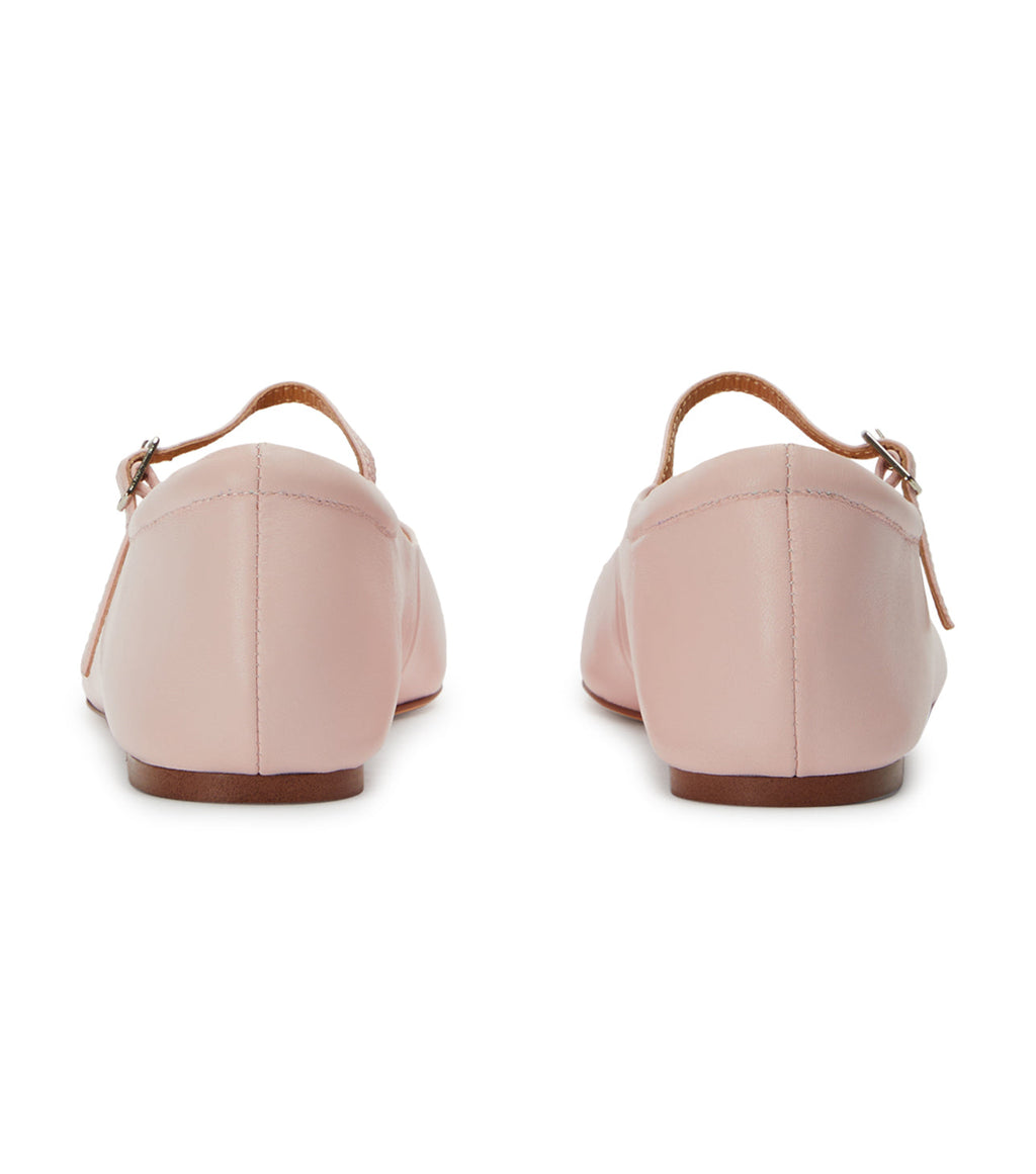 Jaffa Blush Nappa Flats