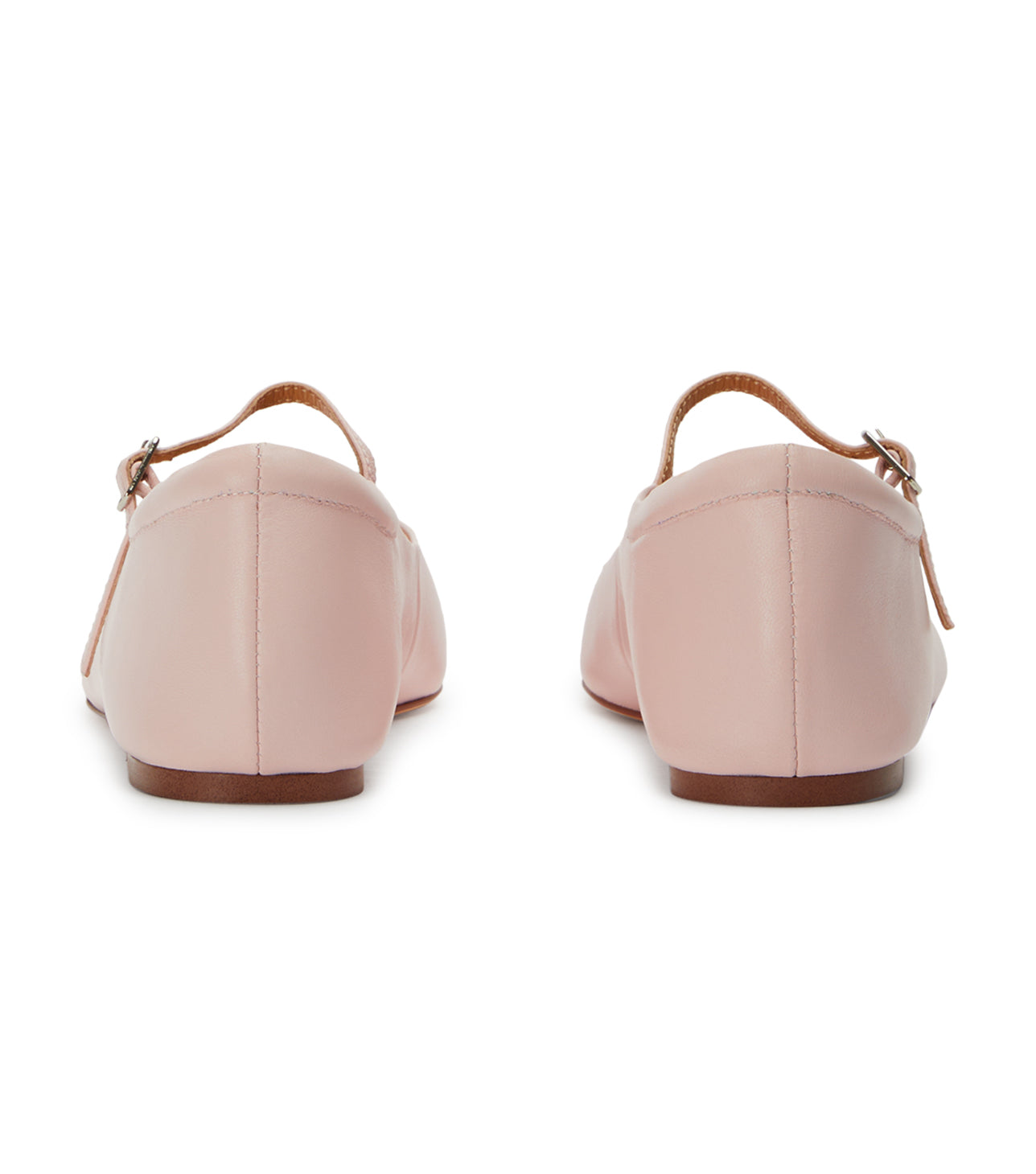 Jaffa Blush Nappa Flats