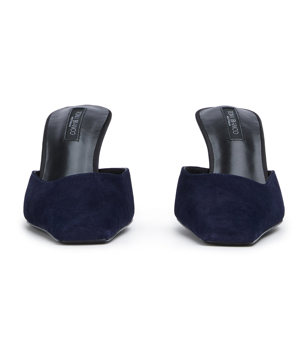 Jasmin Navy Suede