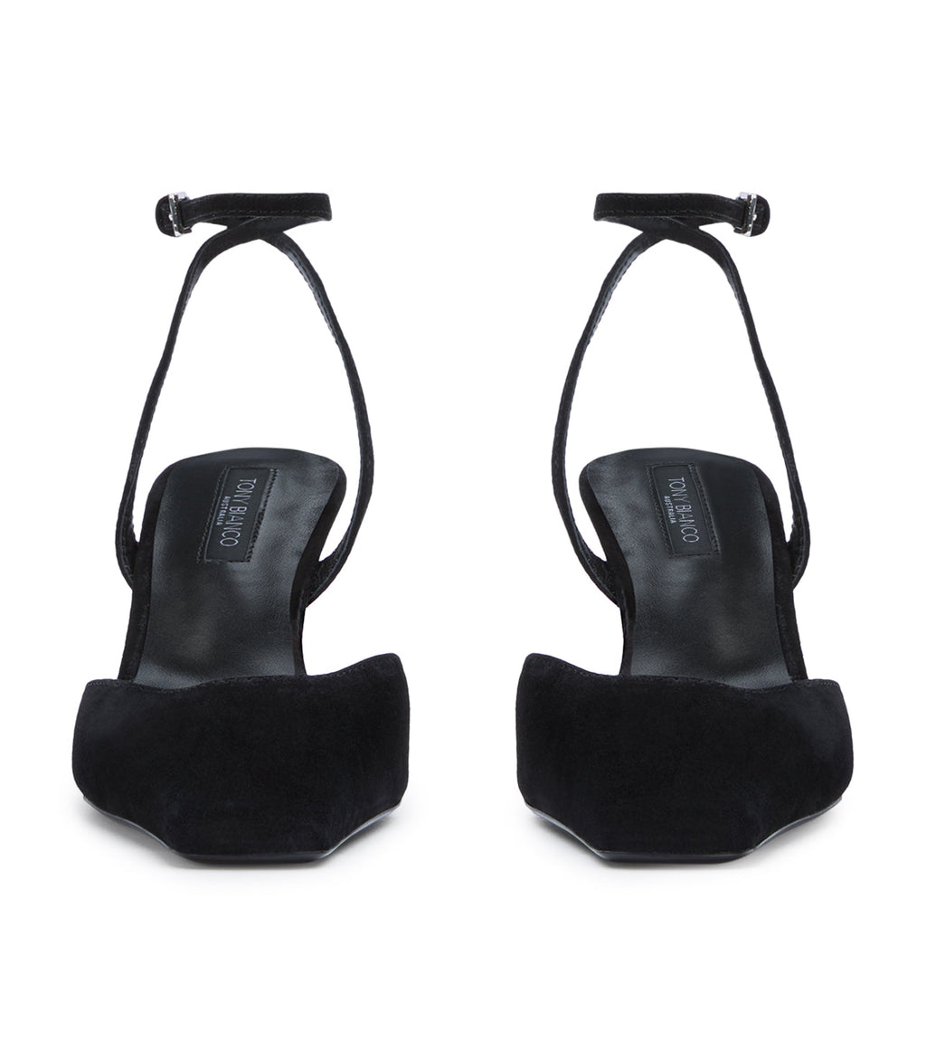 Jolie Black Suede