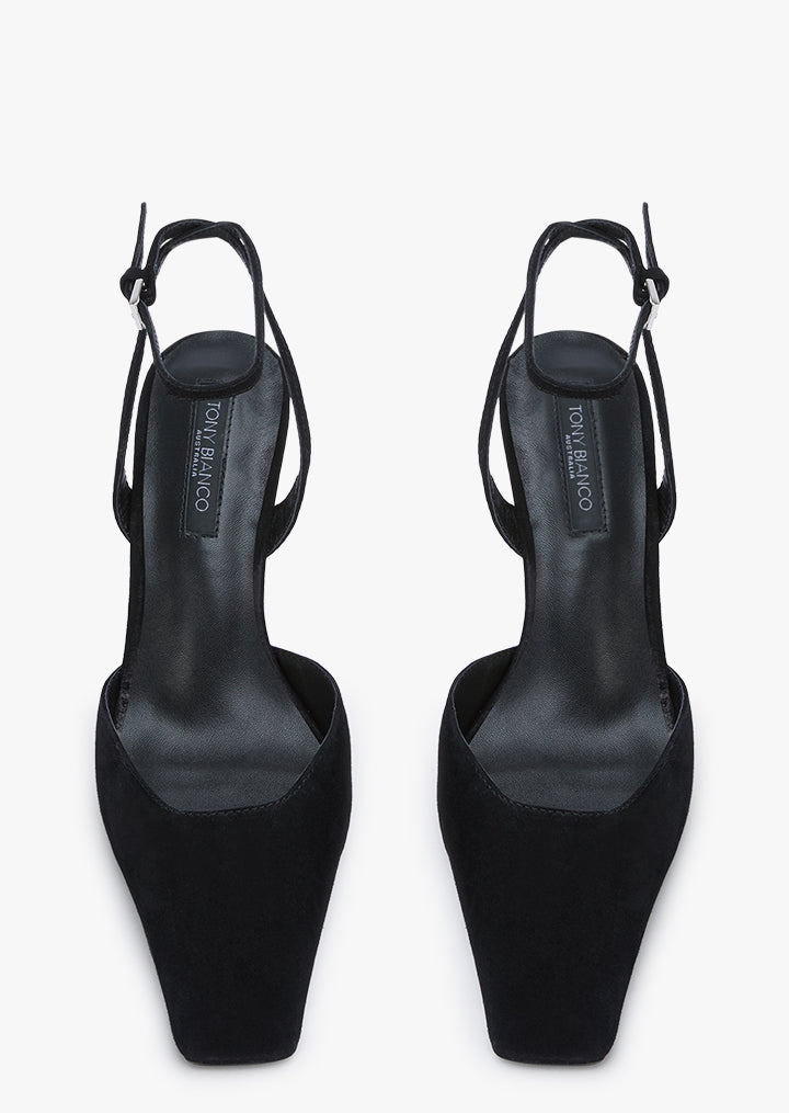 Jolie Black Suede