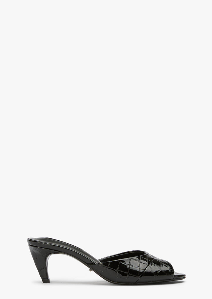 Kasey Black Croc Patent