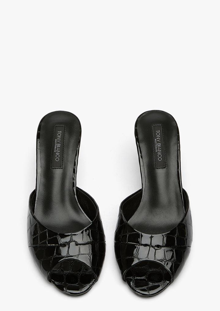 Kasey Black Croc Patent