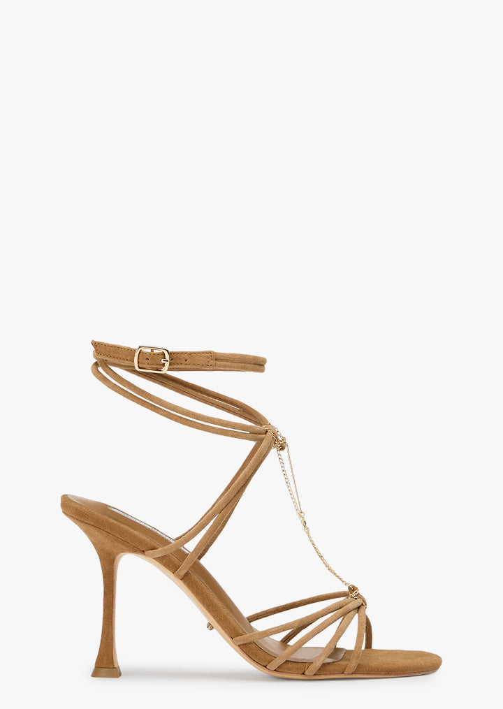 Lonnie Taupe Suede