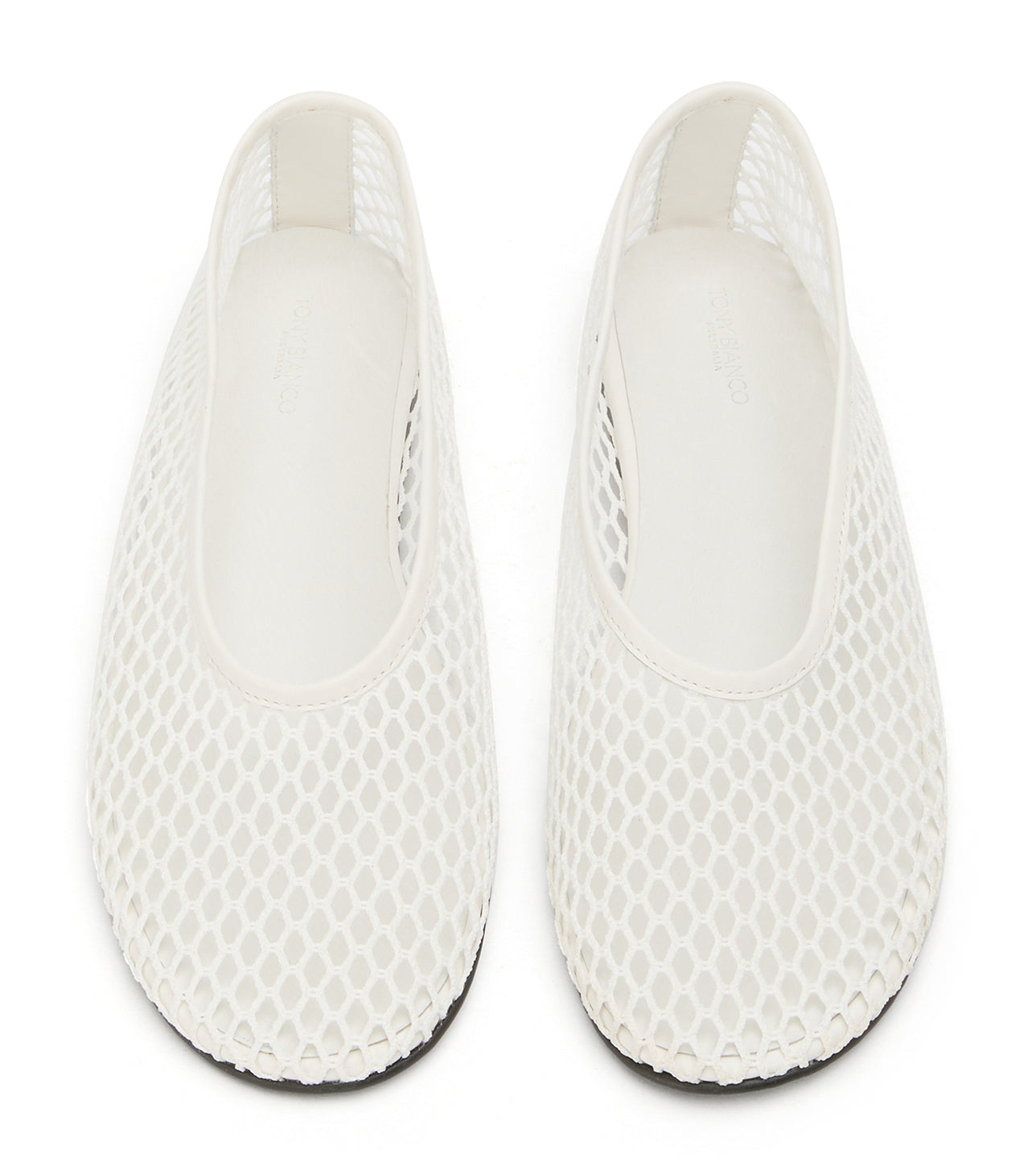 Mazey White Mesh