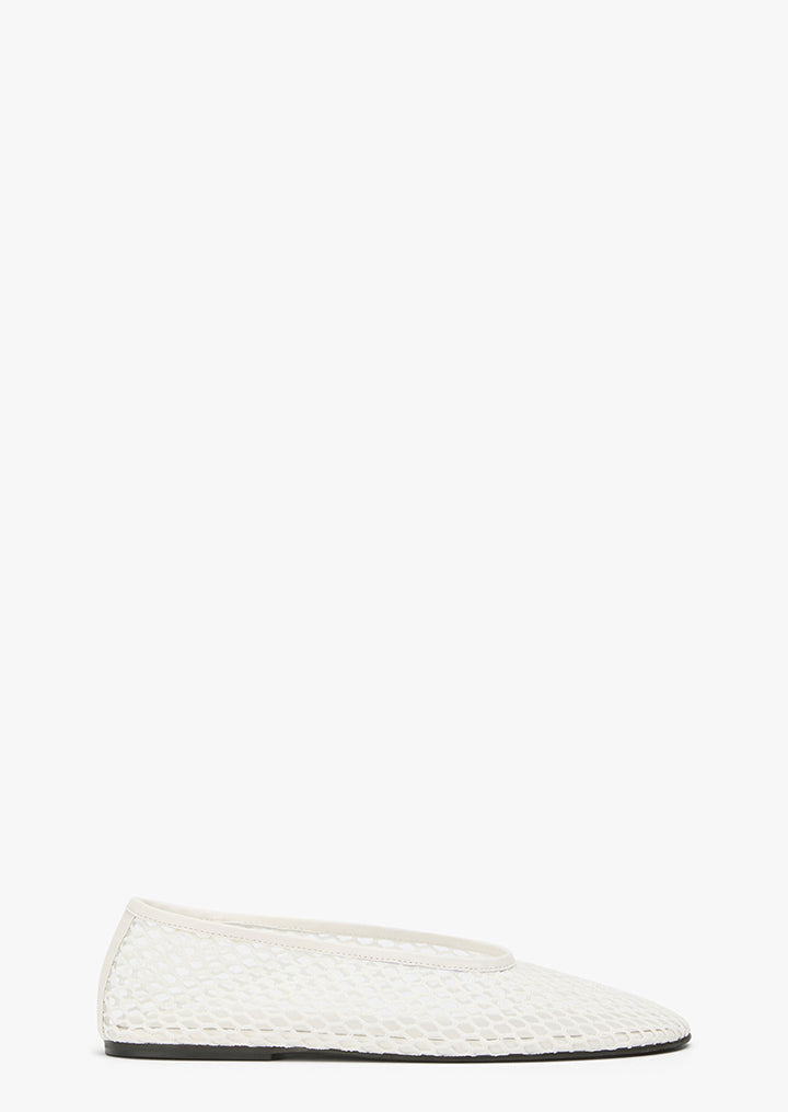 Mazey White Mesh