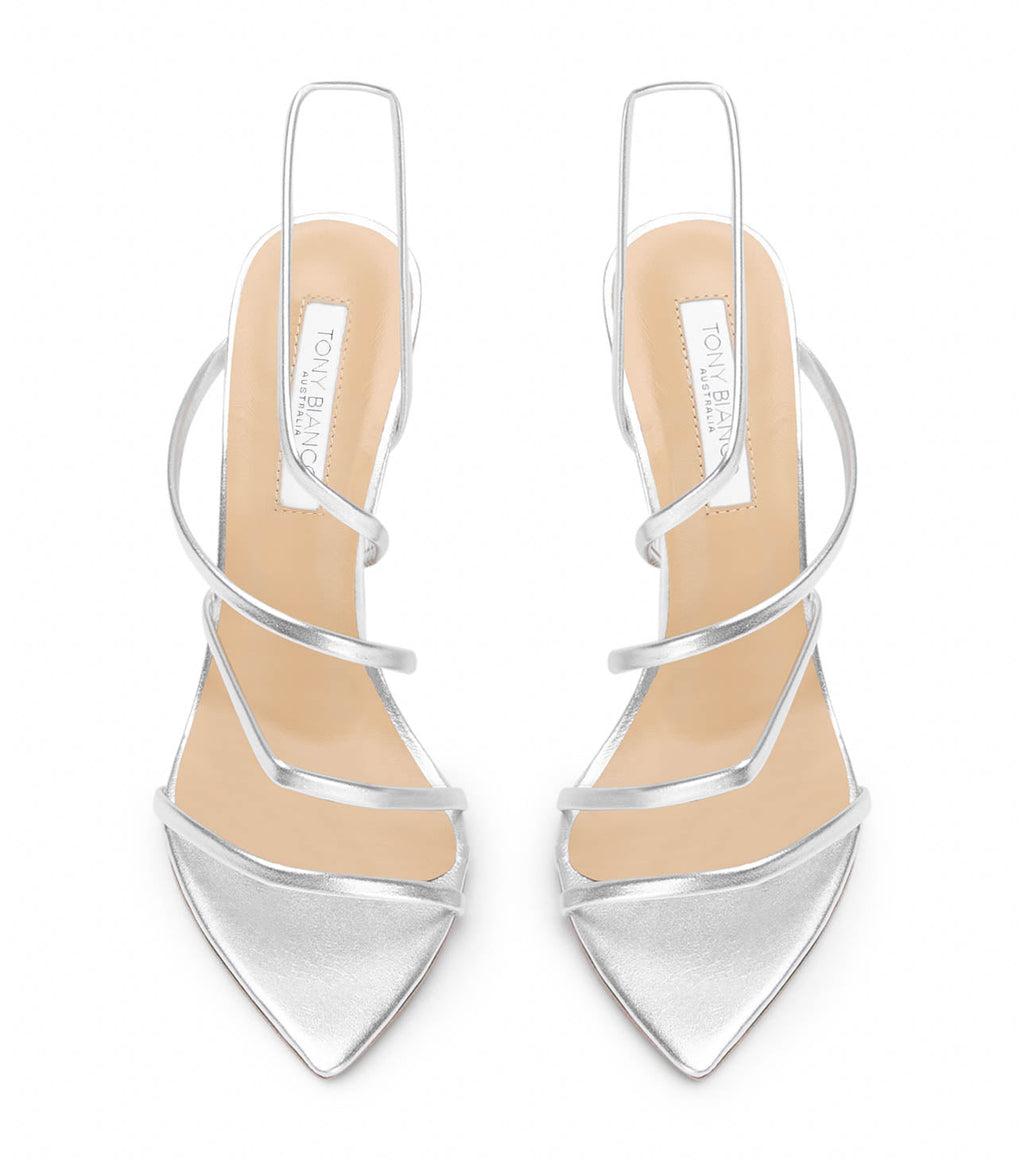 Milana Silver Nappa Metallic