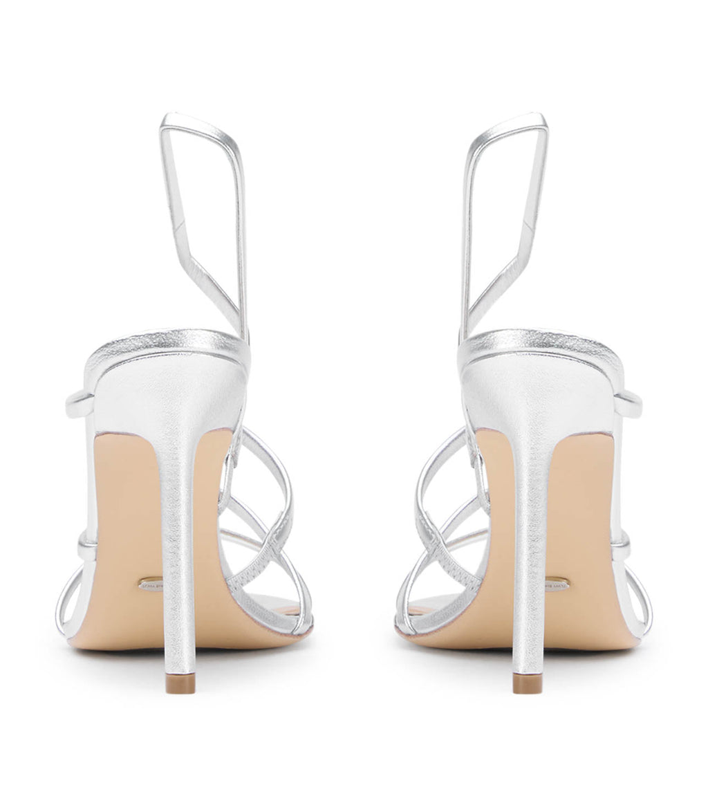 Milana Silver Nappa Metallic