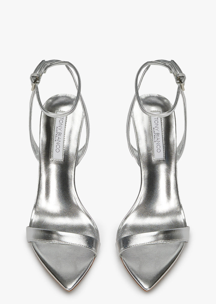 Milos Silver Nappa Metallic