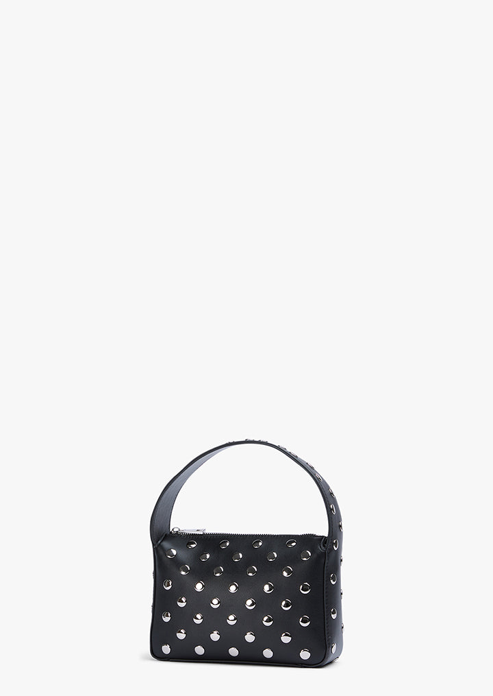 Natty Black Nappa/Studs