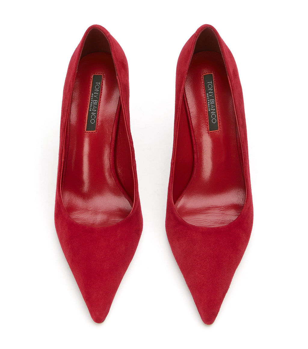 Niki Scarlet Suede