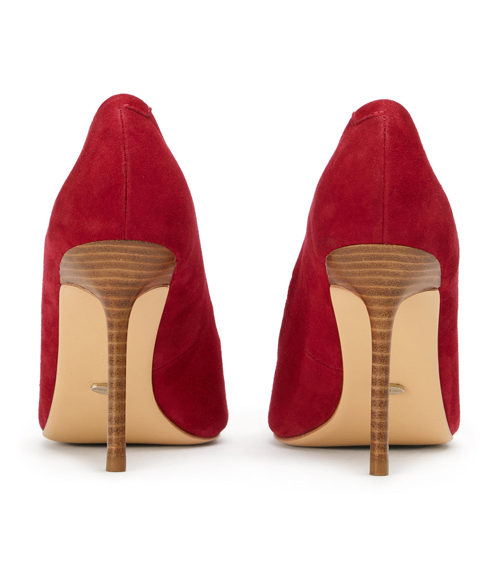 Niki Scarlet Suede
