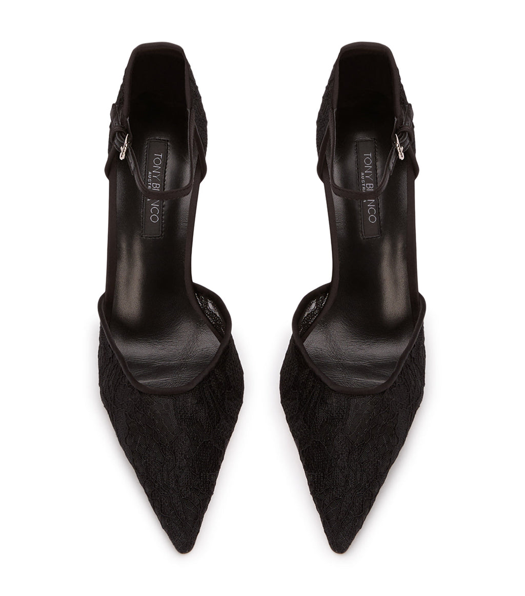 Nina Black Brocade