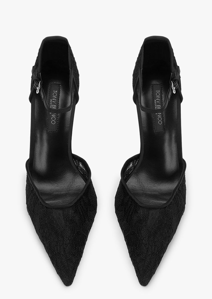 Nina Black Brocade