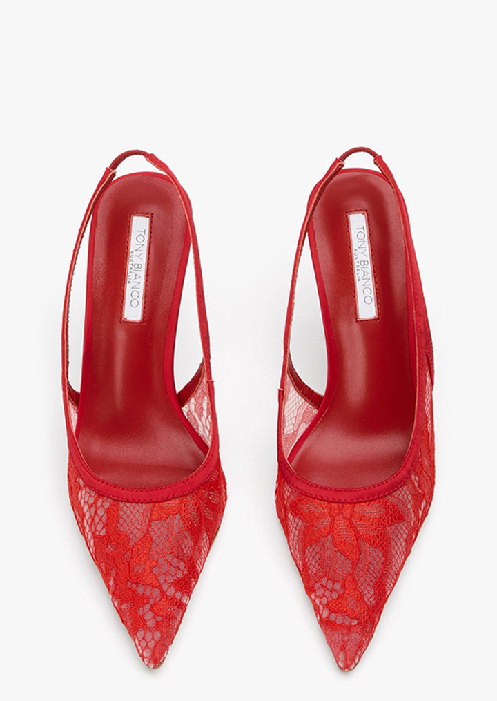 Noni Red Brocade