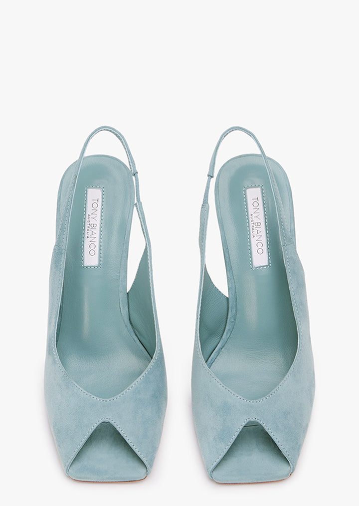 Peggy Denim Suede