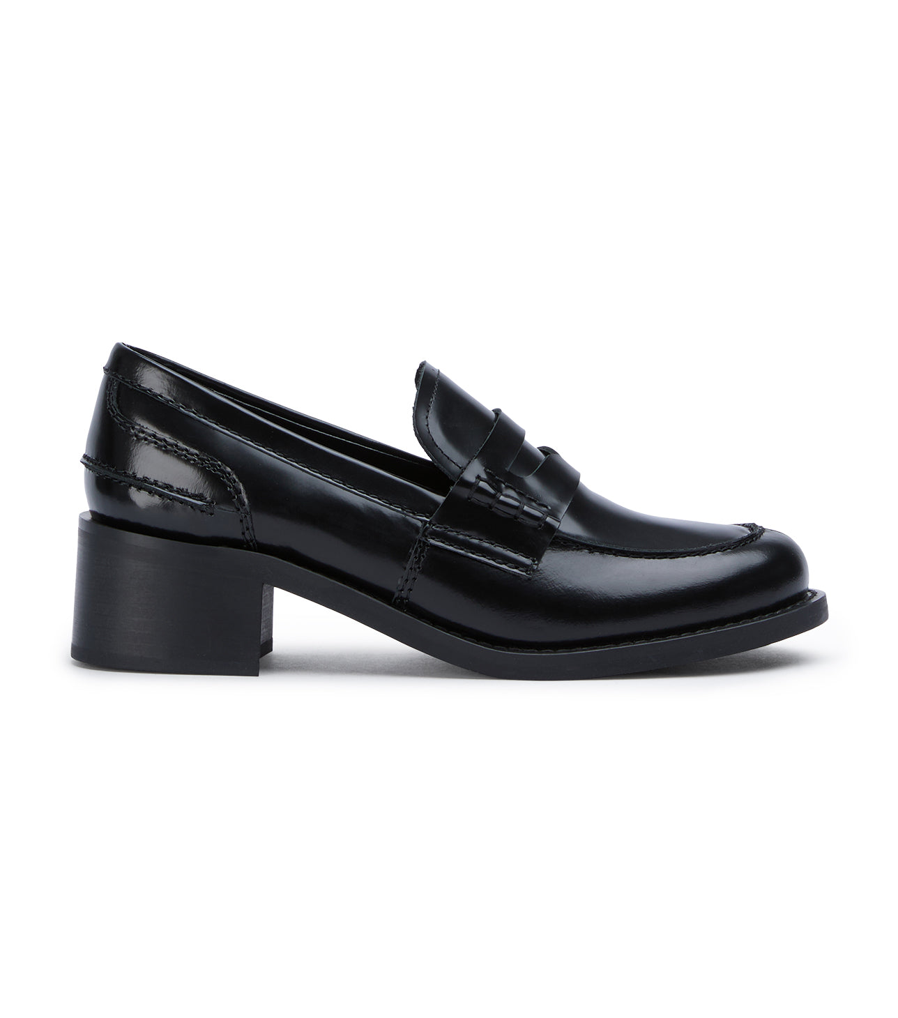 Polly Black Hi Shine